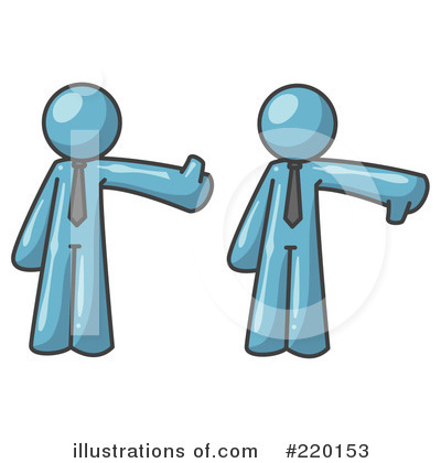 Royalty-Free (RF) Thumbs Up Clipart Illustration by Leo Blanchette - Stock Sample #220153