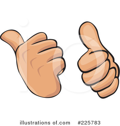Thumbs Up Clipart #225783 by David Rey
