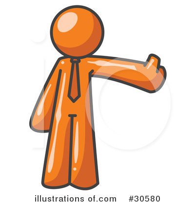 Royalty-Free (RF) Thumbs Up Clipart Illustration by Leo Blanchette - Stock Sample #30580