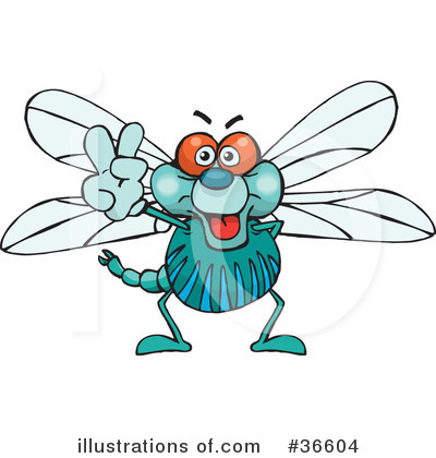 Dragonfly Clipart #36604 by Dennis Holmes Designs