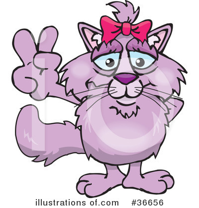 Cat Clipart #36656 by Dennis Holmes Designs