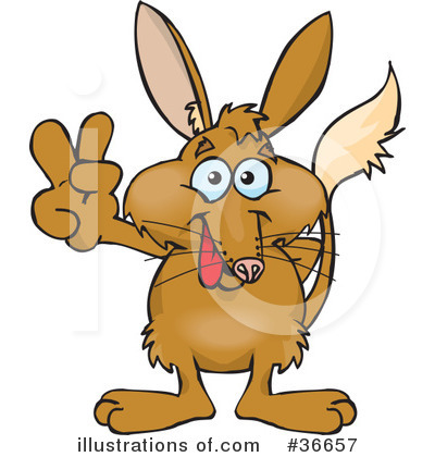 Royalty-Free (RF) Thumbs Up Clipart Illustration by Dennis Holmes Designs - Stock Sample #36657