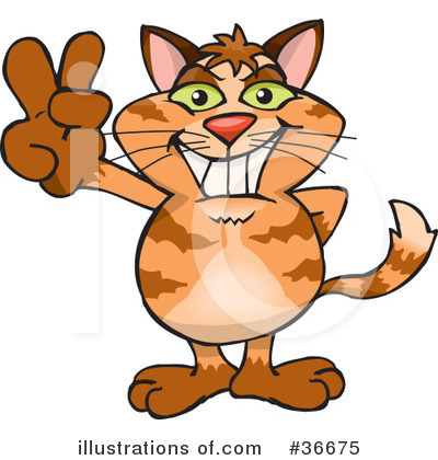Cat Clipart #36675 by Dennis Holmes Designs