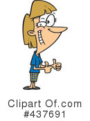 Thumbs Up Clipart #437691 by toonaday