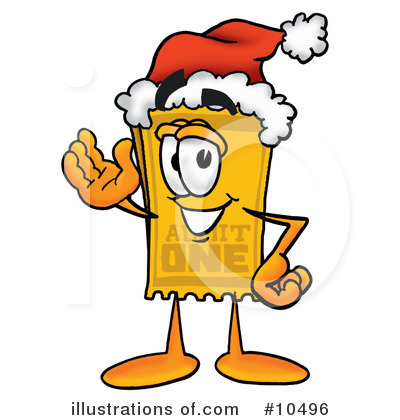 Royalty-Free (RF) Ticket Clipart Illustration by Mascot Junction - Stock Sample #10496