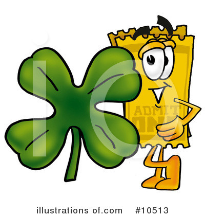 Royalty-Free (RF) Ticket Clipart Illustration by Mascot Junction - Stock Sample #10513