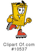 Ticket Clipart #10537 by Mascot Junction