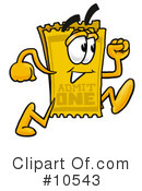Ticket Clipart #10543 by Mascot Junction