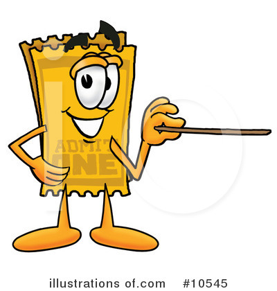 Ticket Clipart #10545 by Toons4Biz