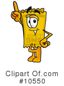 Ticket Clipart #10550 by Mascot Junction