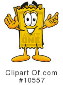 Ticket Clipart #10557 by Mascot Junction