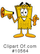 Ticket Clipart #10564 by Mascot Junction