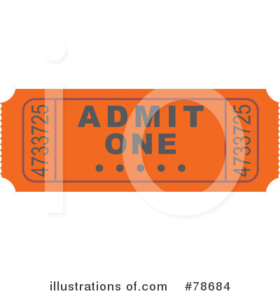 Royalty-Free (RF) Ticket Clipart Illustration by Prawny - Stock Sample #78684