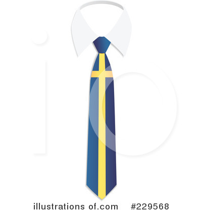 Royalty-Free (RF) Tie Clipart Illustration by Qiun - Stock Sample #229568