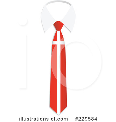 Royalty-Free (RF) Tie Clipart Illustration by Qiun - Stock Sample #229584