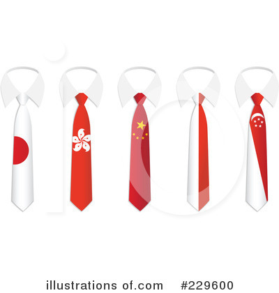 Royalty-Free (RF) Tie Clipart Illustration by Qiun - Stock Sample #229600