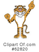 Tiger Character Clipart #62820 by Mascot Junction