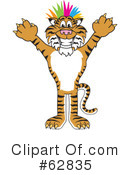 Tiger Character Clipart #62835 by Mascot Junction