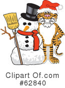 Tiger Character Clipart #62840 by Mascot Junction
