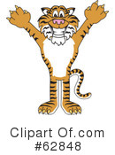 Tiger Character Clipart #62848 by Mascot Junction