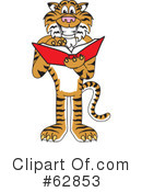 Tiger Character Clipart #62853 by Mascot Junction