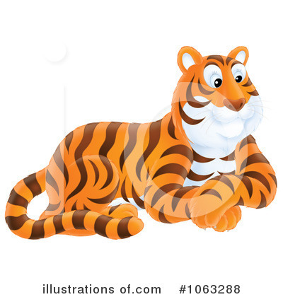 Tiger Clipart #1063288 by Alex Bannykh