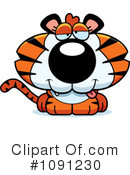 Tiger Clipart #1091230 by Cory Thoman