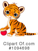 Tiger Clipart #1094698 by Pushkin