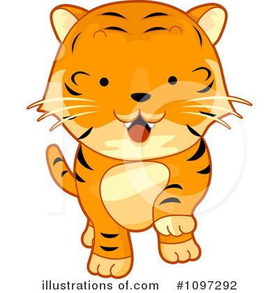Tiger Clipart #1097292 by BNP Design Studio