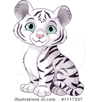 Royalty-Free (RF) Tiger Clipart Illustration by Pushkin - Stock Sample #1117337