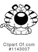 Tiger Clipart #1143007 by Cory Thoman