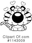 Tiger Clipart #1143009 by Cory Thoman