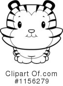 Tiger Clipart #1156279 by Cory Thoman