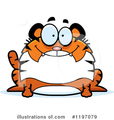 Royalty-Free (RF) Tiger Clipart Illustration by Cory Thoman - Stock Sample #1197079