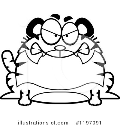 Royalty-Free (RF) Tiger Clipart Illustration by Cory Thoman - Stock Sample #1197091