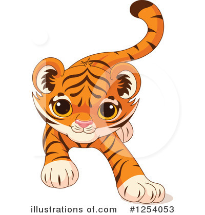 Tiger Clipart #1254053 by Pushkin