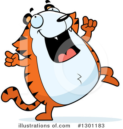 Royalty-Free (RF) Tiger Clipart Illustration by Cory Thoman - Stock Sample #1301183