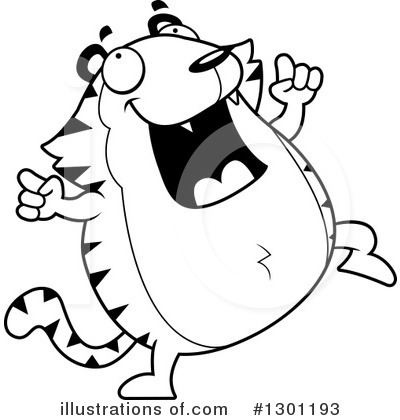Royalty-Free (RF) Tiger Clipart Illustration by Cory Thoman - Stock Sample #1301193