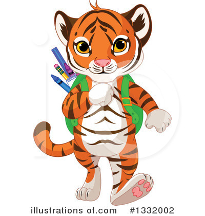 Tiger Clipart #1332002 by Pushkin
