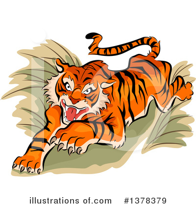 Tiger Clipart #1378379 by BNP Design Studio
