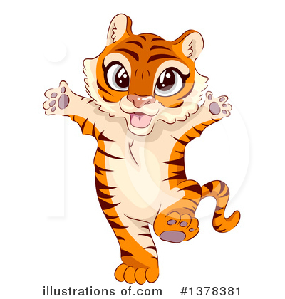 Royalty-Free (RF) Tiger Clipart Illustration by BNP Design Studio - Stock Sample #1378381