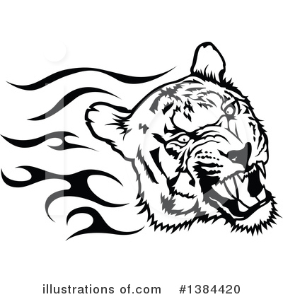 Royalty-Free (RF) Tiger Clipart Illustration by dero - Stock Sample #1384420