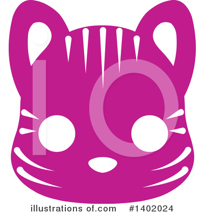 Royalty-Free (RF) Tiger Clipart Illustration by Pushkin - Stock Sample #1402024