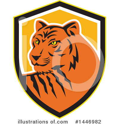 Tiger Clipart #1446982 by patrimonio