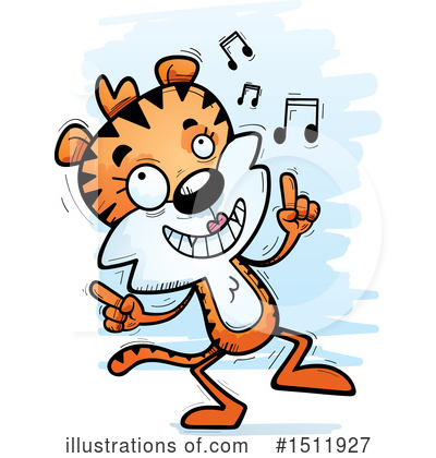 Royalty-Free (RF) Tiger Clipart Illustration by Cory Thoman - Stock Sample #1511927