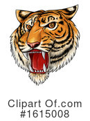 Tiger Clipart #1615008 by Domenico Condello