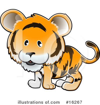 Tiger Clipart #16267 by AtStockIllustration