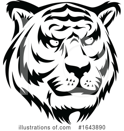 Royalty-Free (RF) Tiger Clipart Illustration by Morphart Creations - Stock Sample #1643890