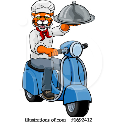 Scooter Clipart #1692412 by AtStockIllustration