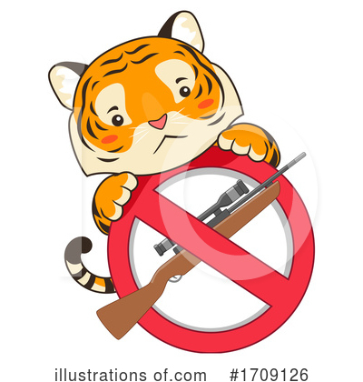 Royalty-Free (RF) Tiger Clipart Illustration by BNP Design Studio - Stock Sample #1709126